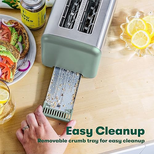 Vista 46 de BELLA Tostadora de 2 rebanadas, resultados rápidos y uniformes cada vez, ranuras anchas que se adaptan a cualquier tamaño de pan como bagels o Acero