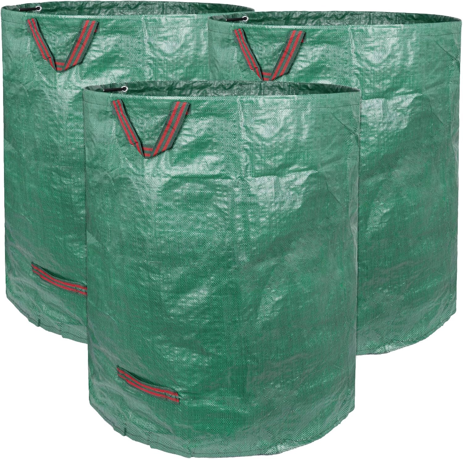 Decorlife 132 Gallons Yard Waste Bags, Reusable Leaf Bags with Strong Handles, Sturdy and Large Capacity, Perfect for Garden, Lawn, 3-Pack : Patio, Lawn & Garden