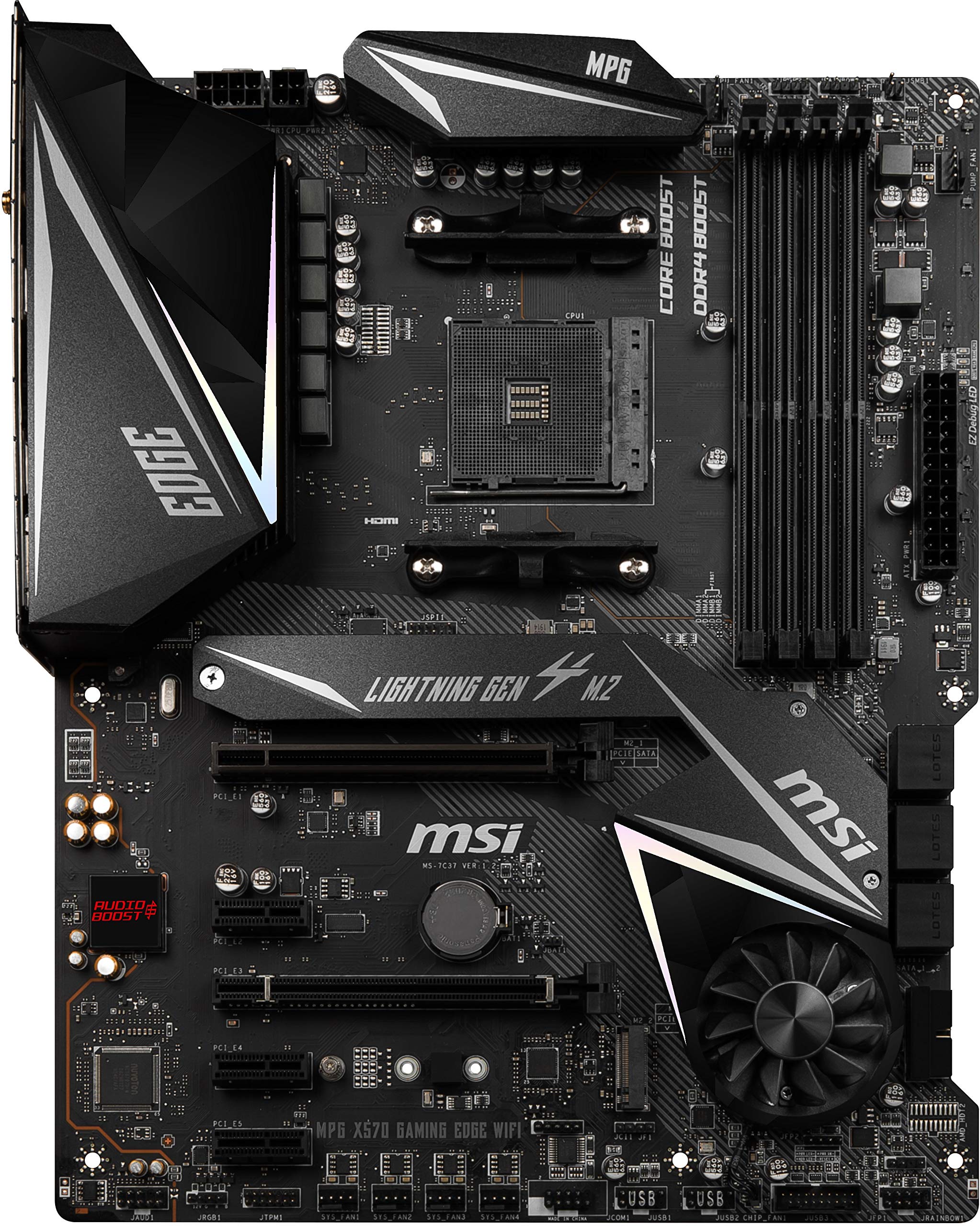 Amazon | MSI MPG X570 GAMING EDGE WI-FI ATX マザーボード [AMD X570 