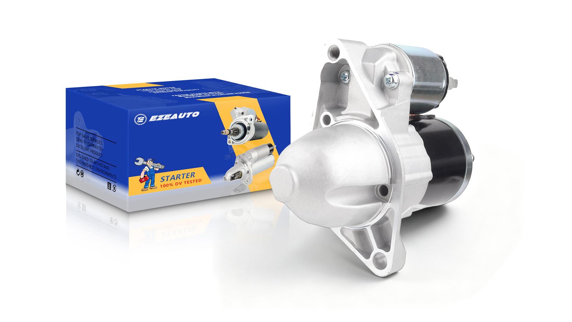 Image of Ezexpreze 19254 New Starter for 2013-2016 Dodge Dart 2.0L, 2013-2016 Dodge Dart 2.4L 1.4KW 12V CW 10T
