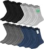 Men's Crew Socks, Pack of 12 Pairs