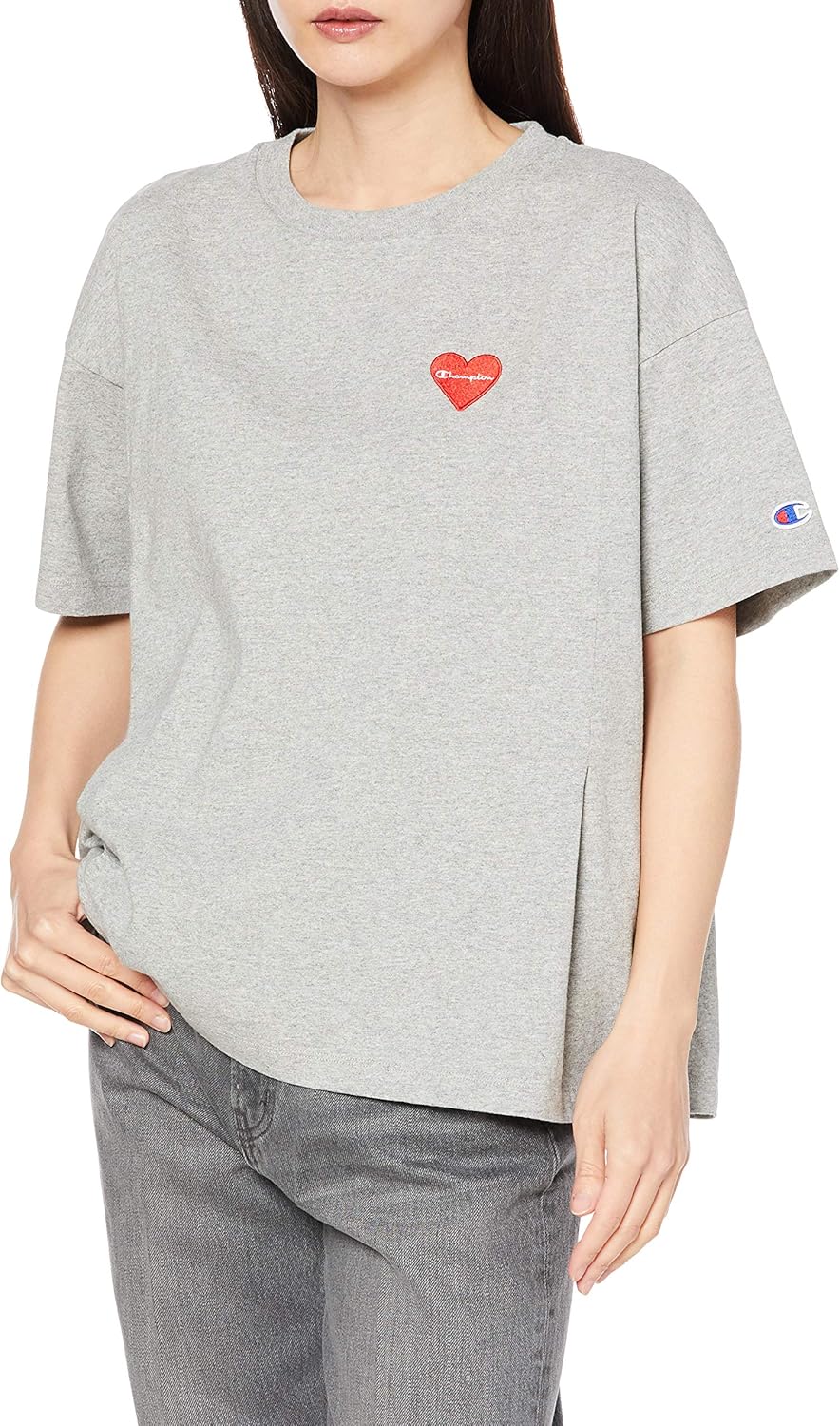 チャンピオン Tシャツ 綿100 ワンポイントロゴ ショートスリーブtシャツ ウィメンズ Cw T302 Tシャツ カットソー 通販 Amazon チャンピオン Tシャツ 綿100 ワンポイントロゴ ショートスリーブtシャツ ウィメンズ Cw T302 Tシャツ カットソー 通販 Amazon