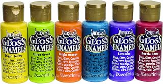 DecoArt DASK267 Americana Gloss Enamels Trend Sample Pack