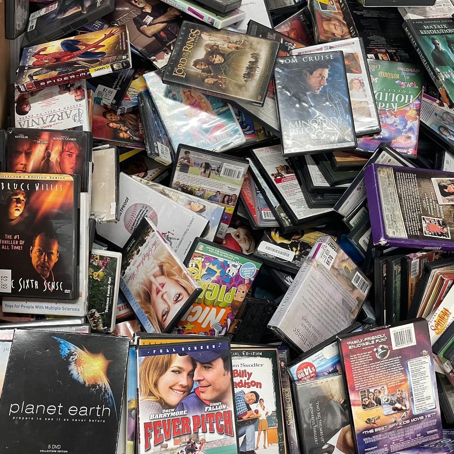 Mystery Box of Mix Pre Owned DVD Movies Assorted Used DVDs Collection Mystery Lot of Fair to Like New DVDs Wholesale Vintage Movies DVDs Assorted Used DVD Lot Pre-Owned Bulk Wholesale Lot (100 DVDs) image 2