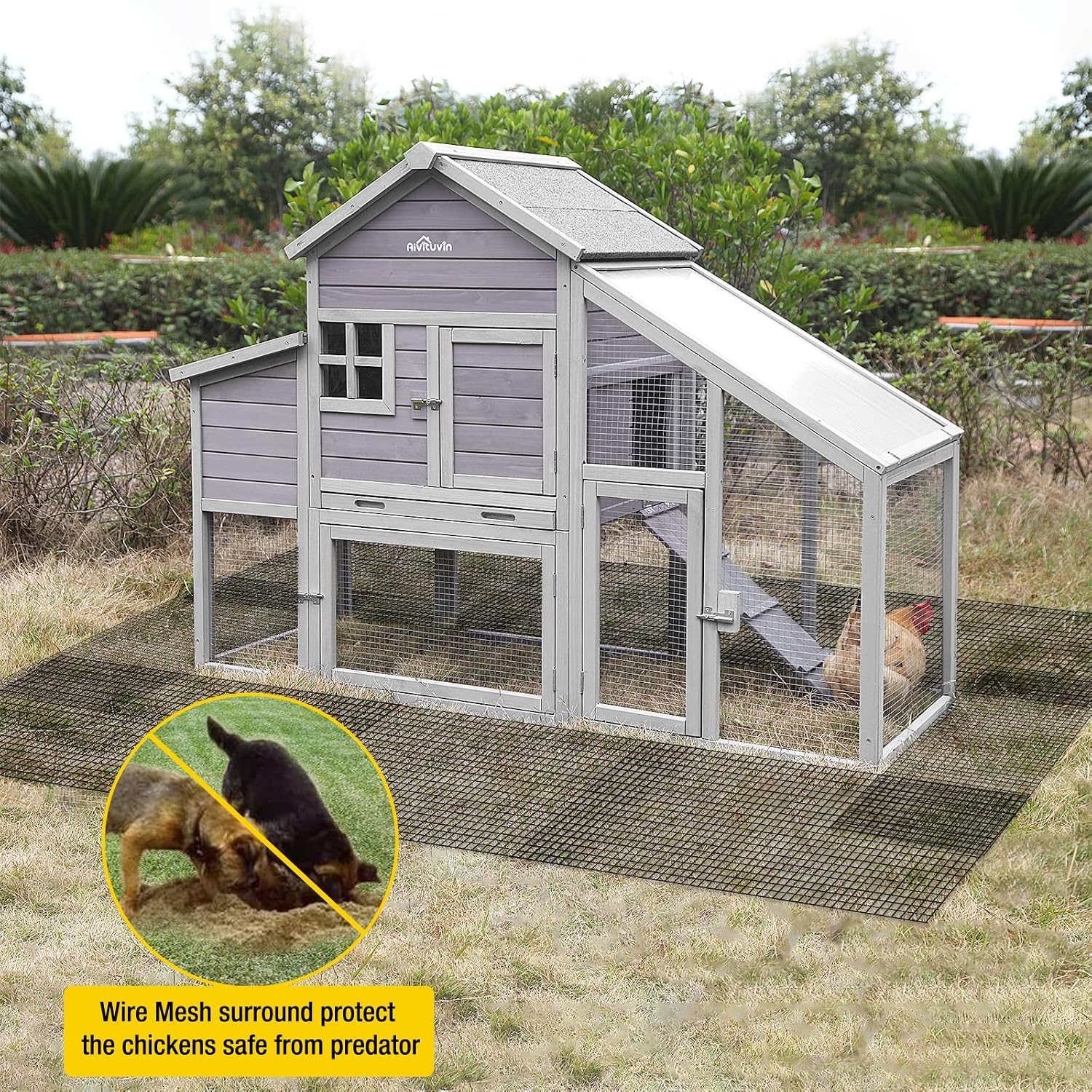 Chicken Coop Chicken Wire Mesh Keep The Predators Outside,Garden Fence