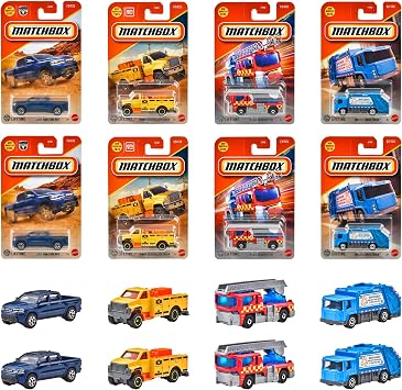 Matchbox Basic Car F Assortment Vehicle Toy Mini Car Set of 24 Sold in Box Ages 3 and Up Multi 98CF-30782