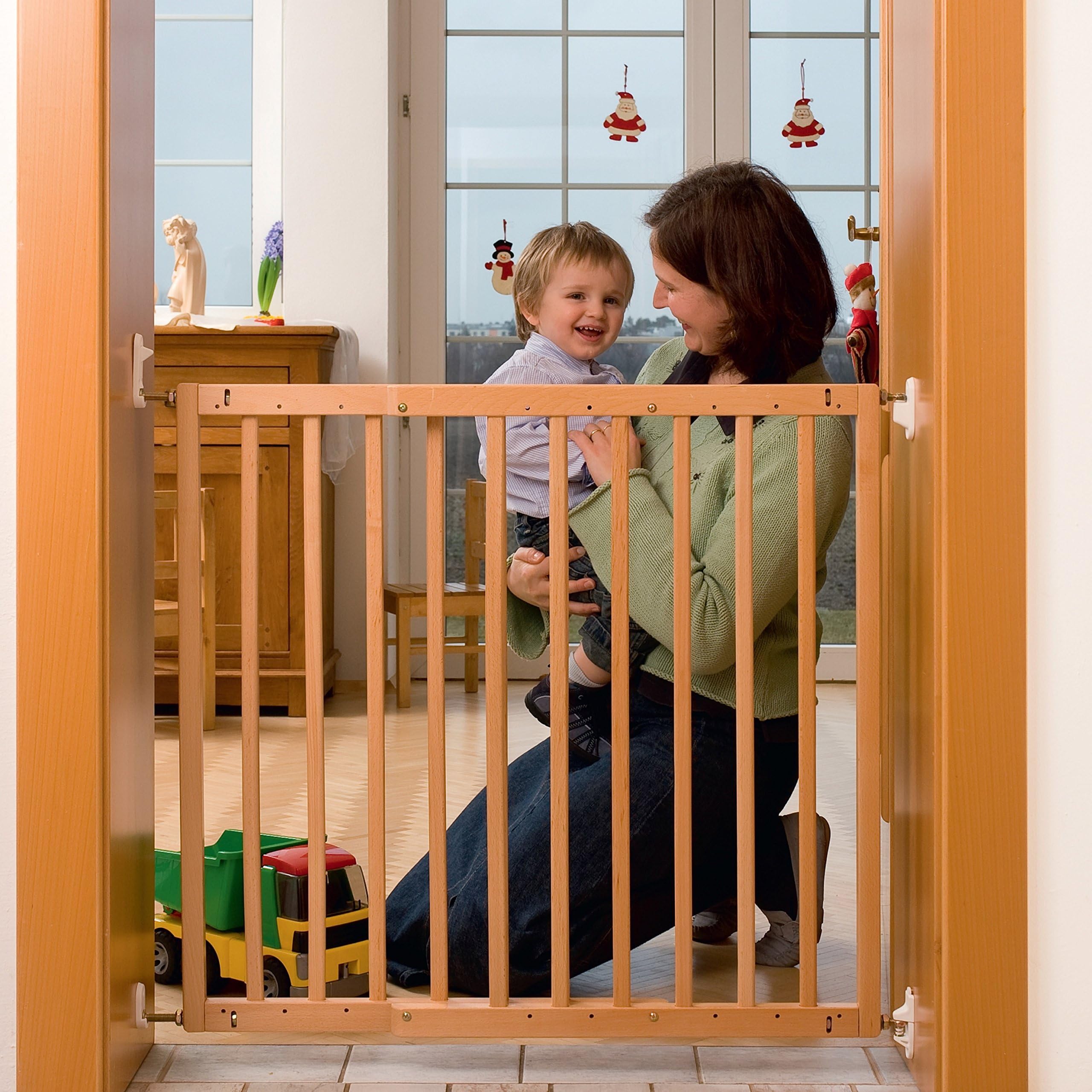 Safety gate Maya 63,5-105,5cm, wood