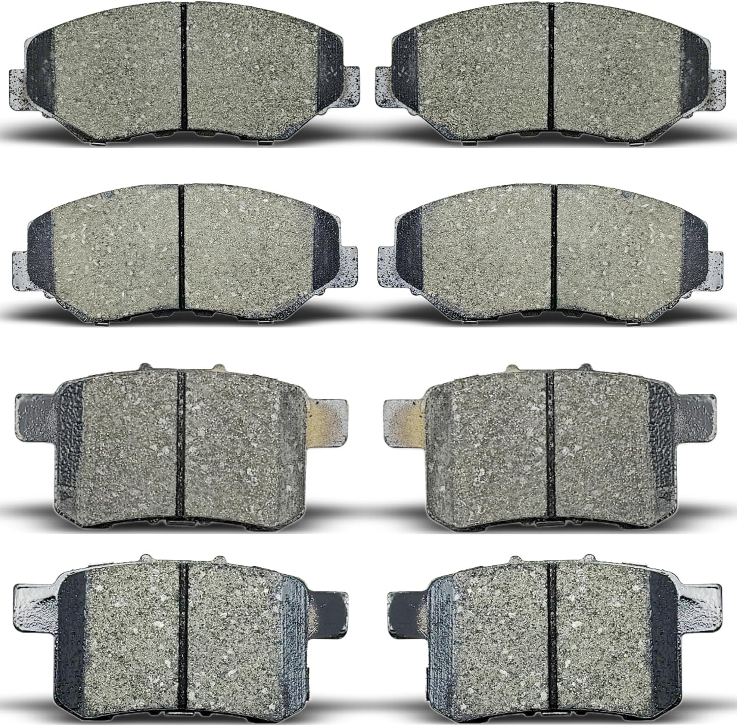 8pcs Front Rear Disc Ceramic Brake Pads Fit for 2008 2009 2010-2017 Honda Accord (D914/D1451)