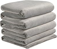 Vista 120 de BEDELITE Fleece Blanket White Throw Blanket for Couch & Bed, Luxury Plush Cozy Fuzzy Blanket 50" x 60", Super Soft Warm Lightweight Throw Blanket