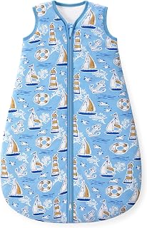 Yoofoss Baby Sleep Sack 12-18 Months, 1.5 Tog Baby Wearable Blanket with 2-Way Zipper, 100% Cotton Organic Fabric Winter Infant Sleeping Sack, Warm Soft Comfy