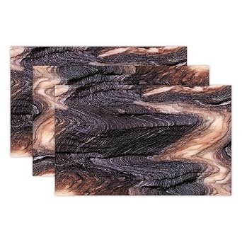 Cinnamon Flamingo Marble | 3 Sheets of 3mm 1/8th Inch, 12x19 inch, Glowforge Performance Series CO2 Laser Ready, Special Pattern cast Acrylic, Craft Closet Brand