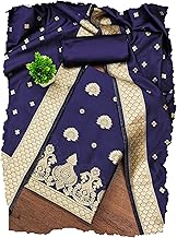 DEVANGI Women's Banarasi Patola Silk Unstitched Salwar Suit Dress Material With Dupatta (OM-ST-30-MAIN)