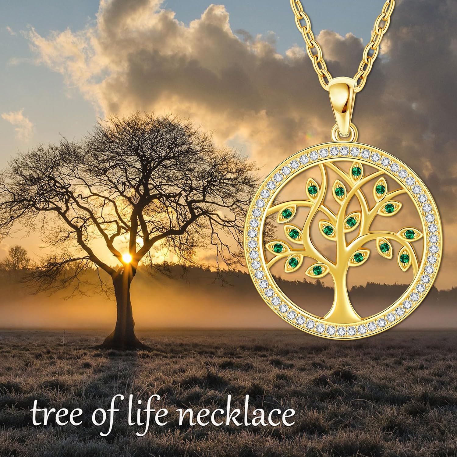 Tree of Life Necklace 925 Sterling Silver Tree of Life Jewelry Gift for Women - Image 6