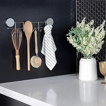 Better Houseware 2408 Magnetic Hook Rack, Stainless