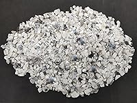 Vista 2 de Amazing Gemstone Chips de cristal de piedra lunar arcoíris para acuario, grava para pecera, pequeñas virutas de piedra rodada y pequeños cristales