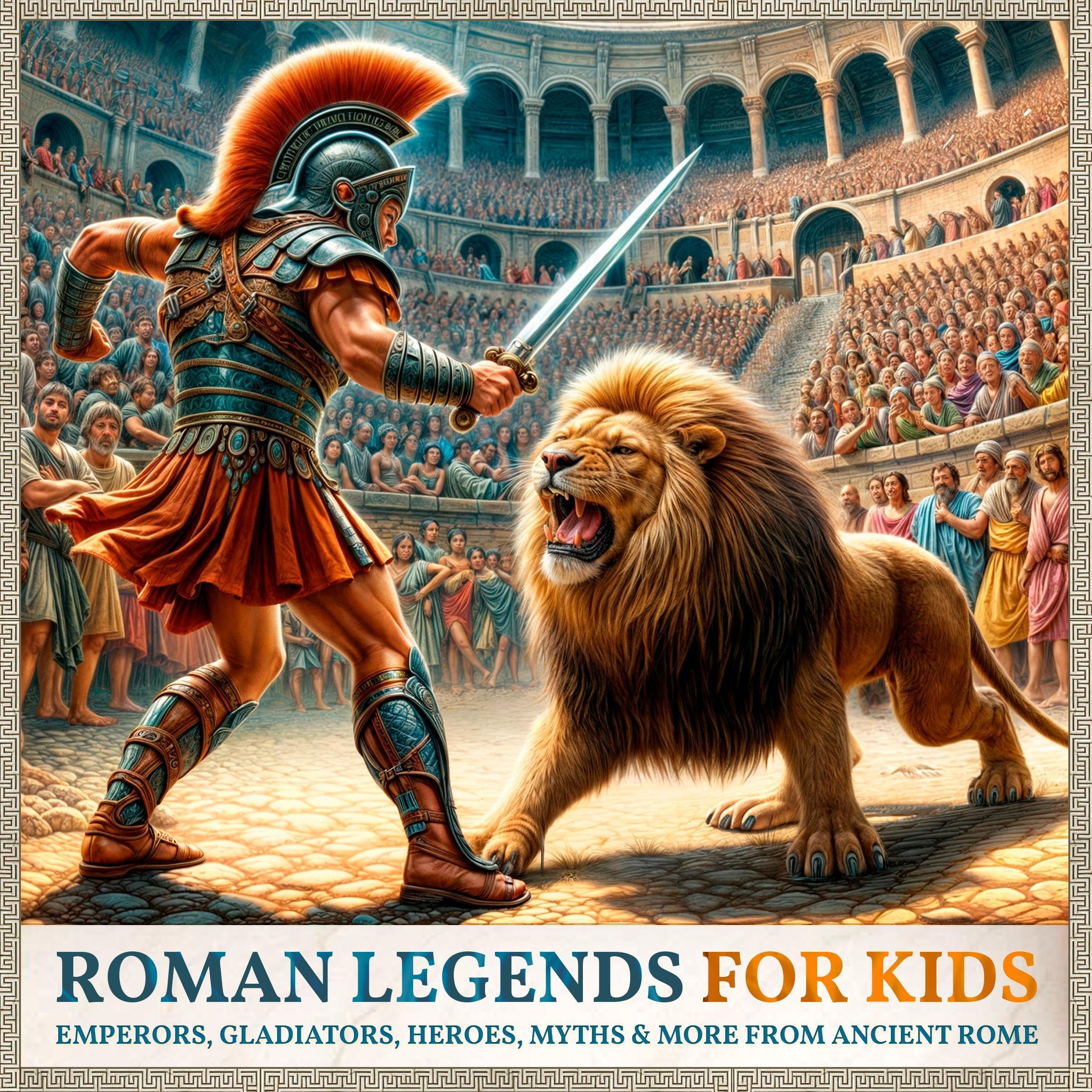 Cover art for Roman Legends for Kids
