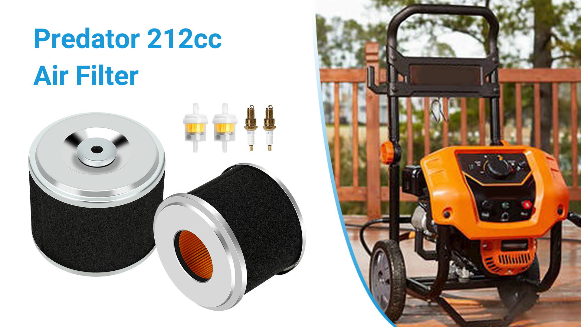 Amazon.com: EOPOAYI 212cc Air Filter Kit Compatible with Predator