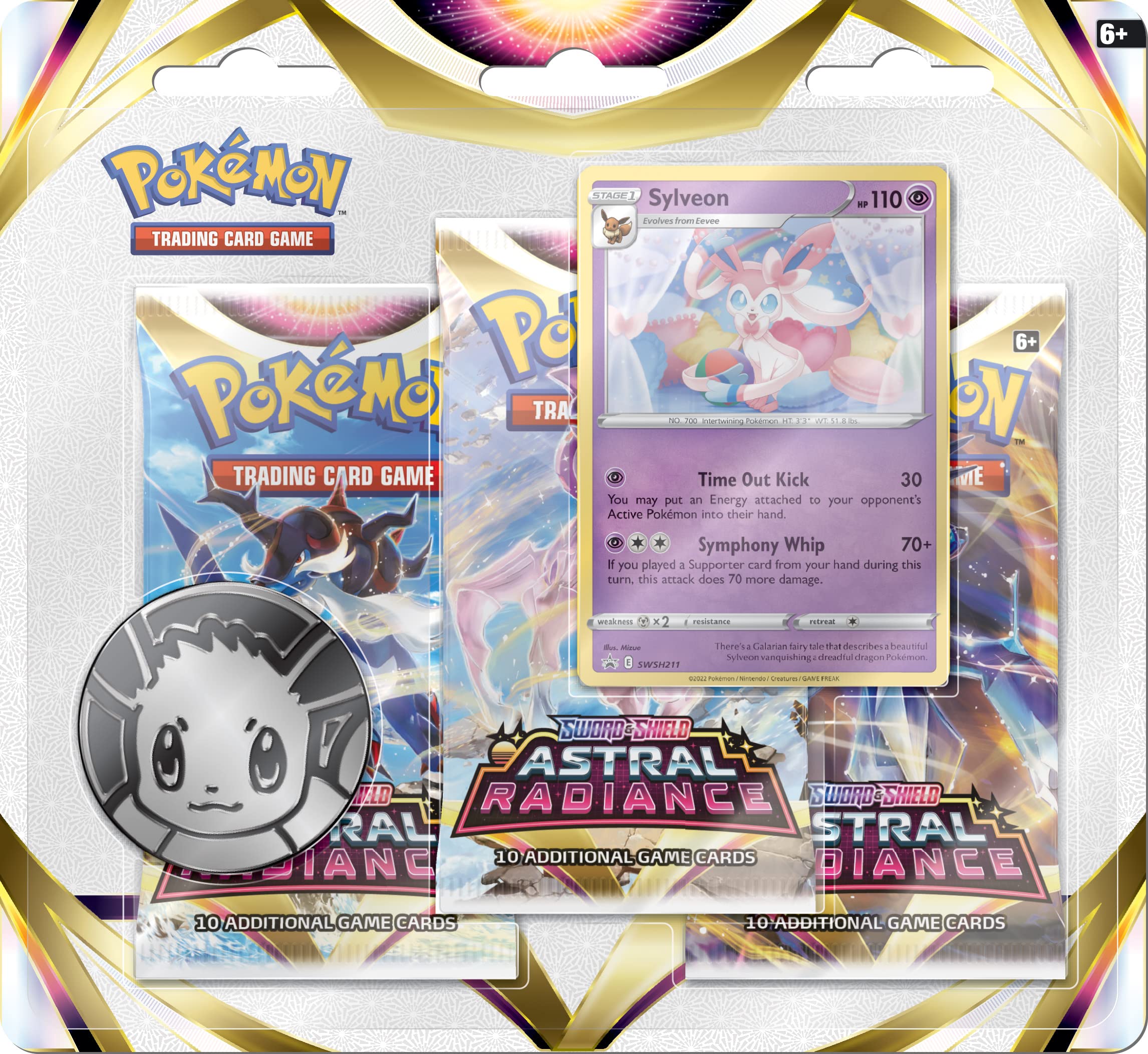 astral radiance pokemon center promo card Amazon.com: Pokémon TCG: Sword & Shield – Astral Radiance Triple Pack &  Sylveon Foil Promo Card : Toys & Games