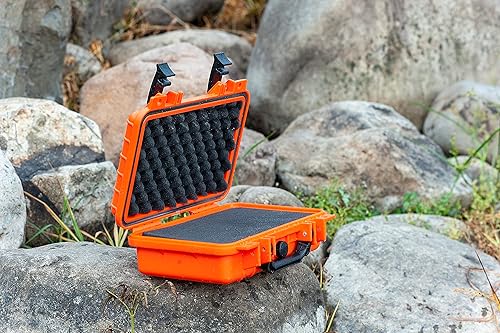 Miniatura 5 de MEIJIA Funda rígida protectora impermeable portátil para todo tipo de clima, funda para cámara pequeña, funda seca con espuma personalizable, para