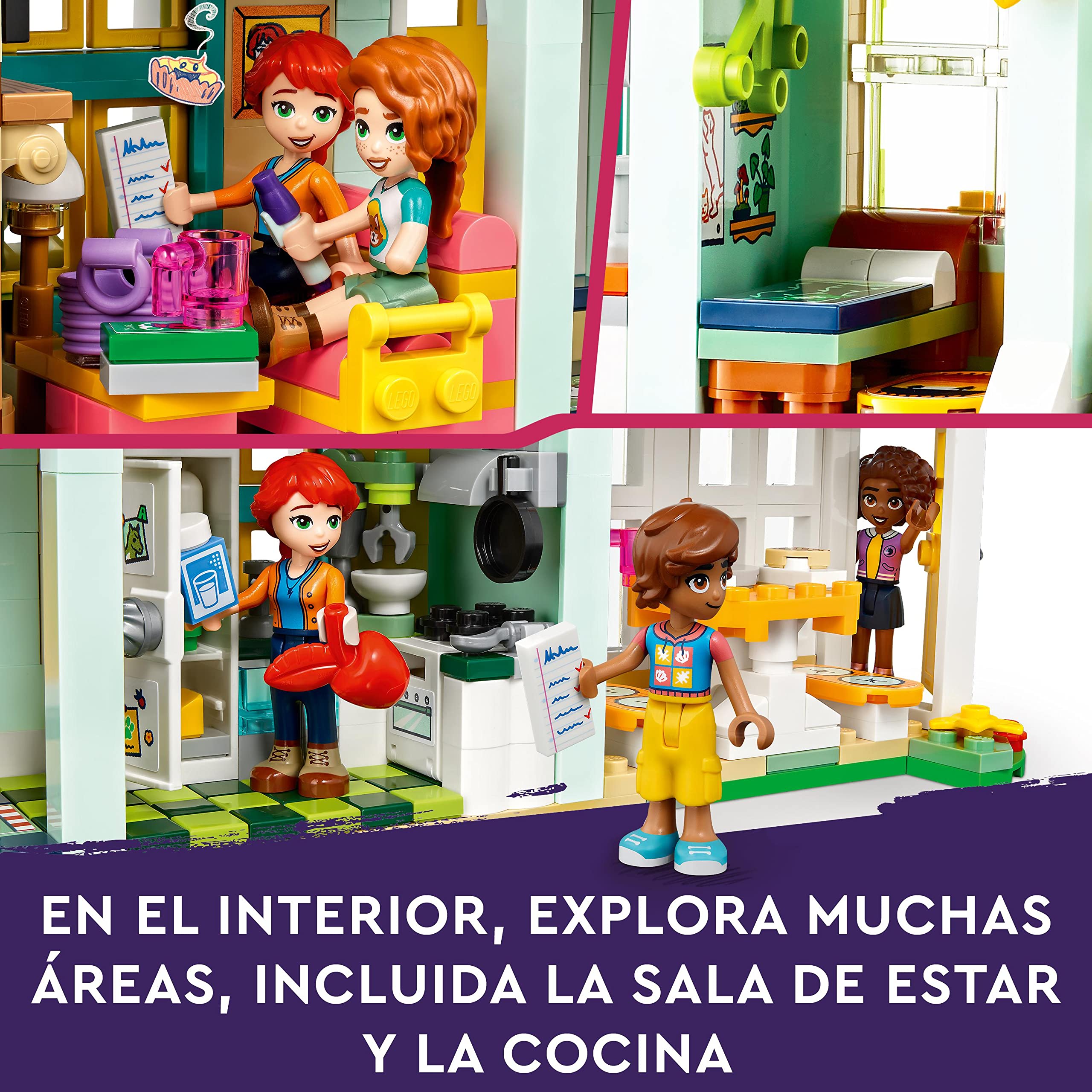 LEGO Friends Casa de Autumn, Casa de Muñecas con Accesorios, Juguete para Niñas y Niños de 7 Años, Figuras de Animales de Juguete y Mini Muñeca MIA, Personajes 2023 41730