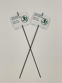 Lawn Treatment Application Stakes & Florida Signs (Economy Style Stake / 1,000 pc. Pack)