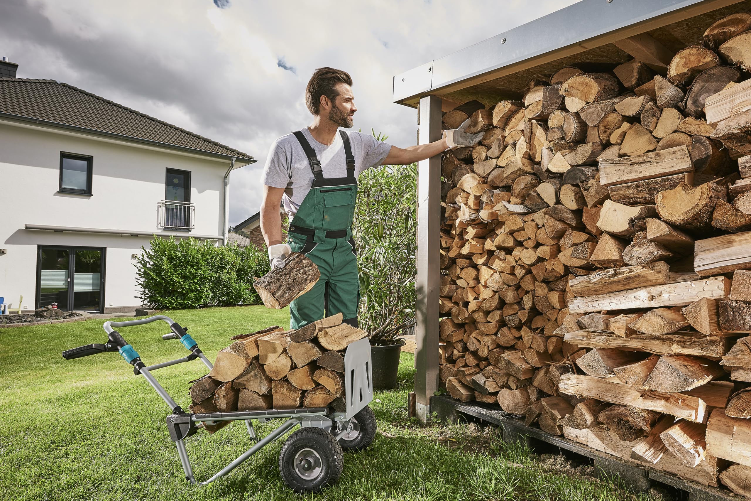 wolfcraft Sistema di trasporto TS 2500 I 5535000 I La soluzione 2 in 1: carello e carrello-carriola