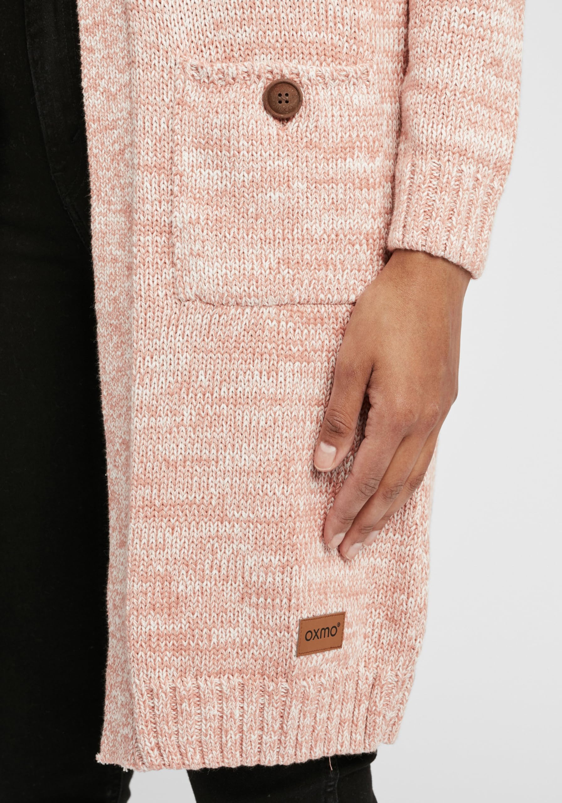 OXMO OXPhiletta Damen Strickjacke Grobstrick Cardigan