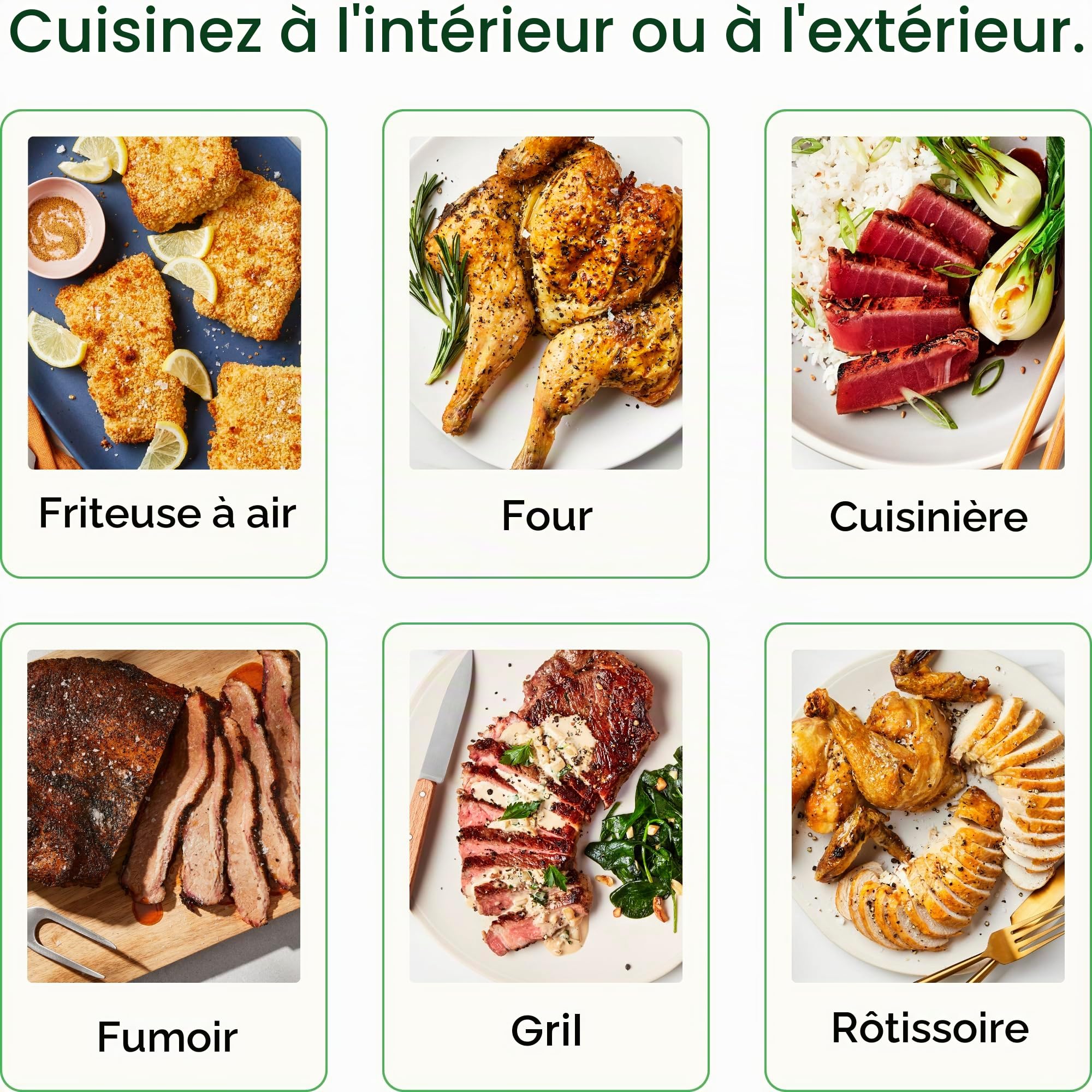 CHEF iQ Sense Thermomètre à viande sans fil intelligent avec sonde ultra-fine, Bluetooth à portée illimitée, thermomètre à viande numérique pour la surveillance à distance du barbecue, four, fumoir,