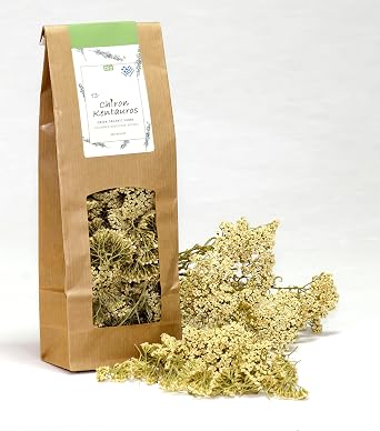 Greek Organic Bio Herb Yarrow Achillea Flower from Mount Pelion Greece - GMO/Caffeine Free
