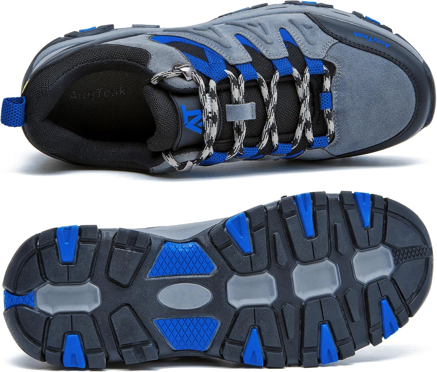 Men's Hiking Shoes Waterproof Lightweight Trekking Trails Shoes Breathable Comfortable Outdoor Walking Work - Image 4