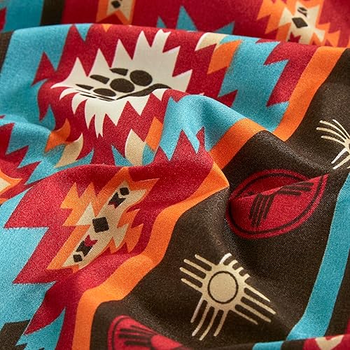 Vista 60 de Chezmoi Collection Juego de sábanas de 4 piezas tamaño King, color blanco, gris, negro, oso pardo, lobos, alces, pino, montaña, estampado, Estampado