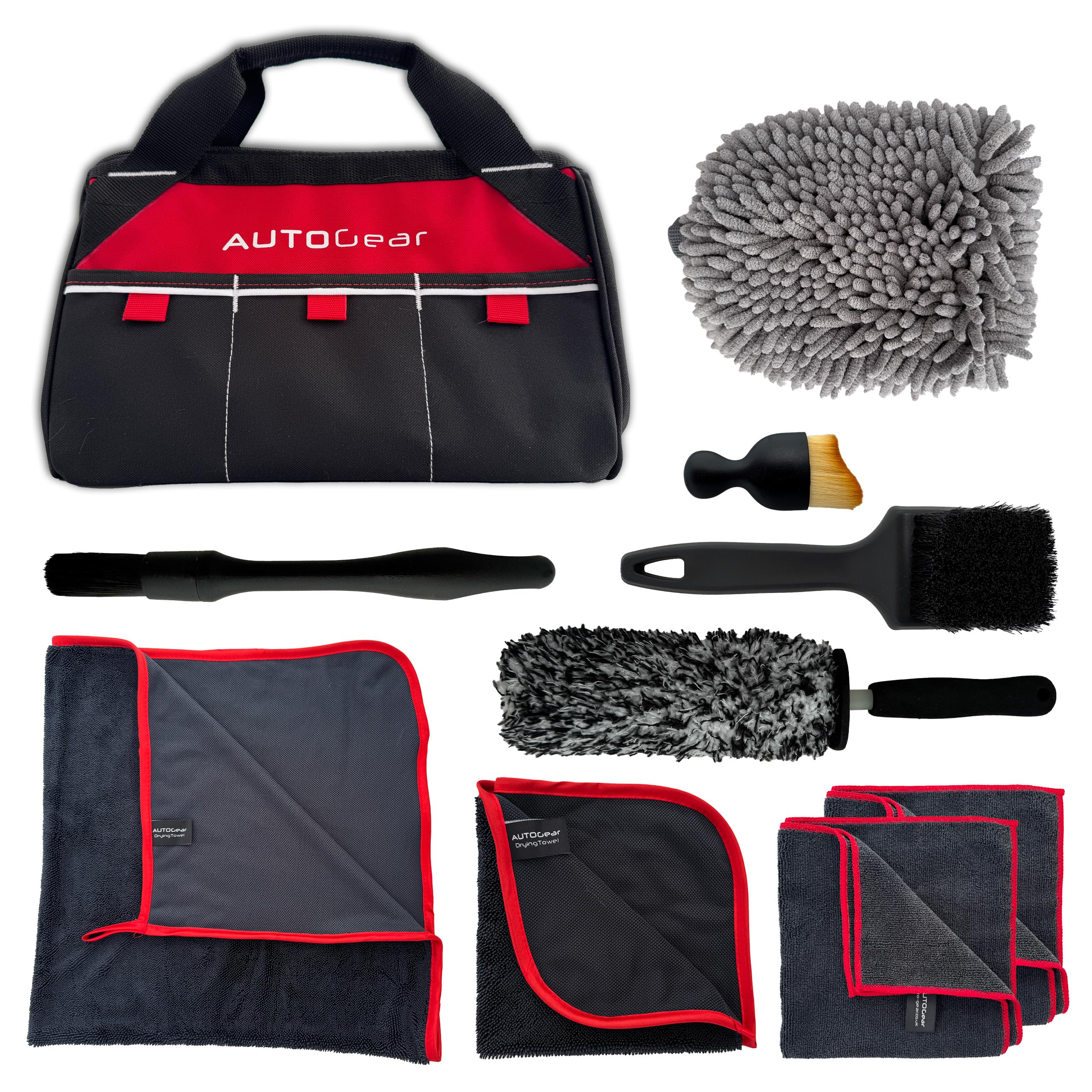 Kit di pulizia per auto con borsa degli attrezzi
