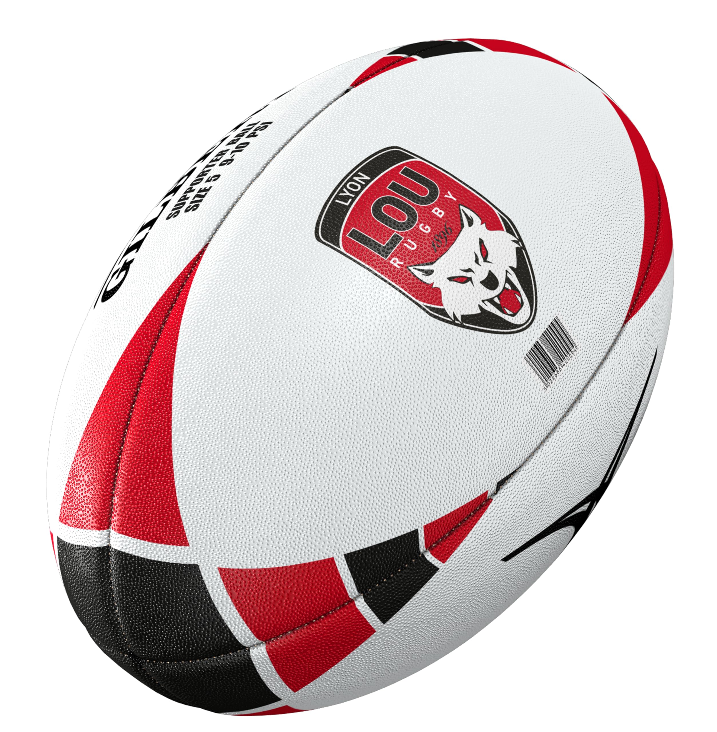 Gilbert Ballon de Rugby Lou - Collection Officielle Lyon Rugby