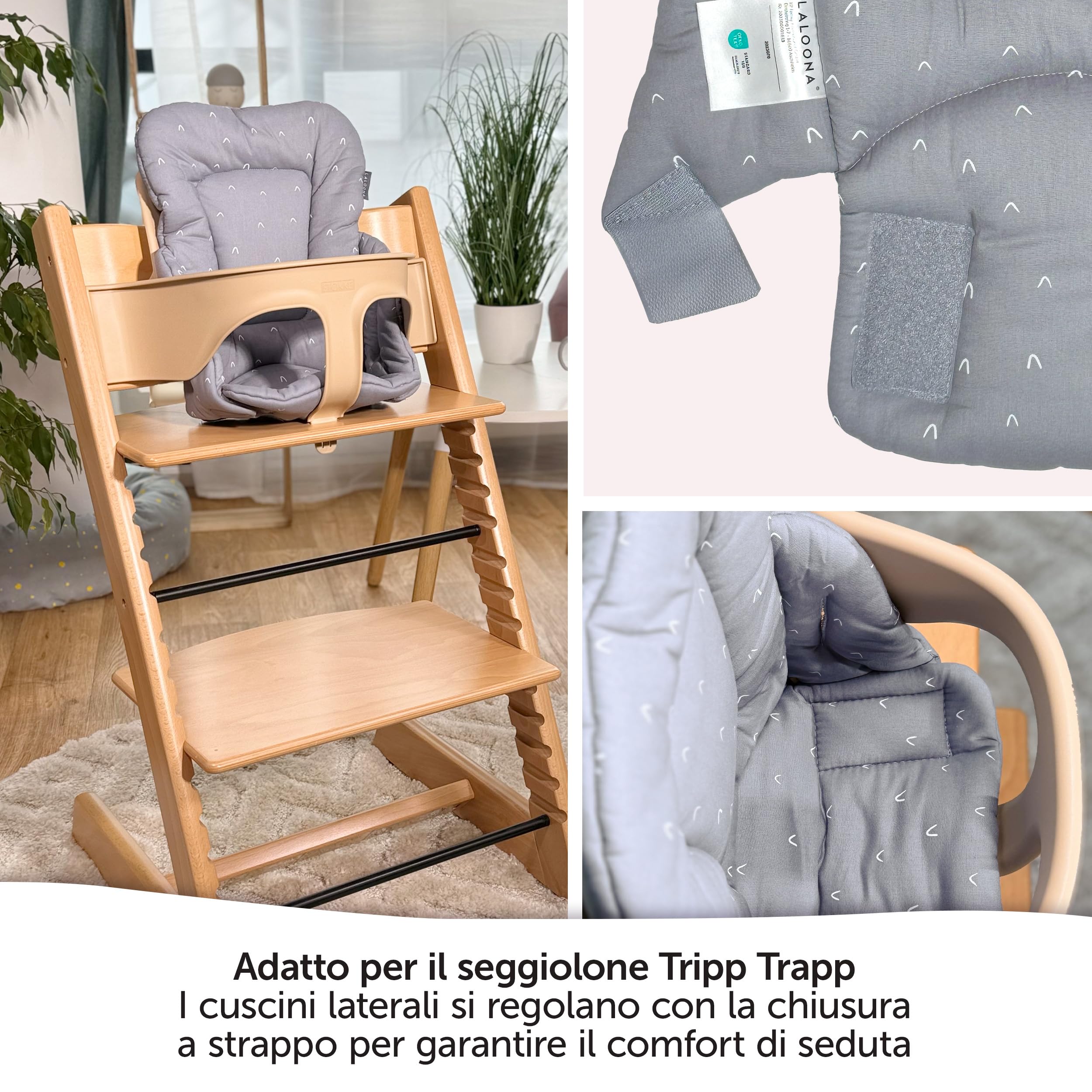 Copriseggiolone Pappa Universale Cuscini Per Seggiolone Tripp
