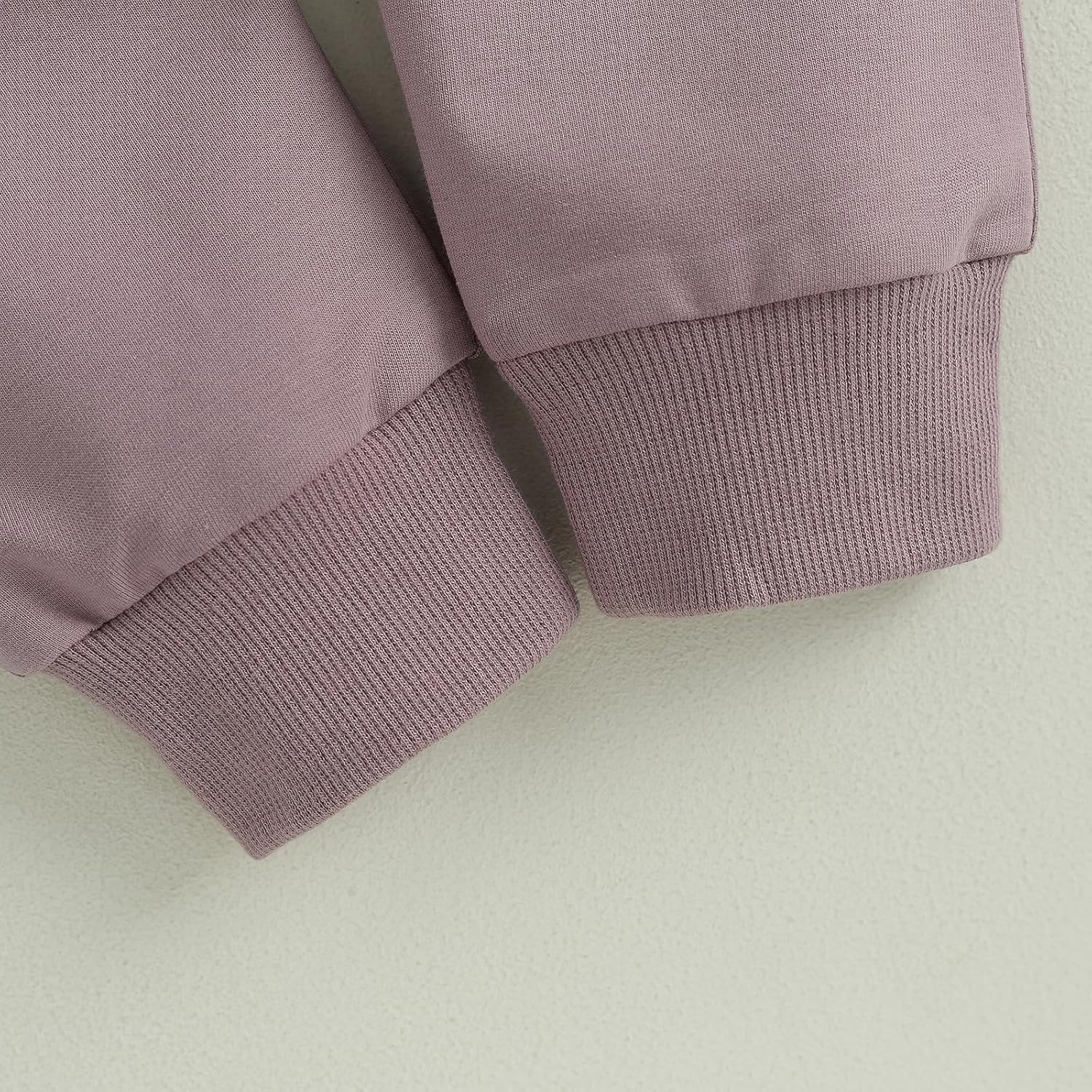 Fernvia Toddler Baby Girl Clothes 3 6 9 12 18 24 Months Fall Outfits Solid Long Sleeve Sweatshirt Tops + Pants Set - Image 5