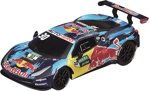 Carrera 64197 Ferrari 488 GT3 Red Bull AF Corse No.30 Escala 1:43 Ranura analógica Coche Carreras Vehículo GO Slot Car Toy Race Track Sets