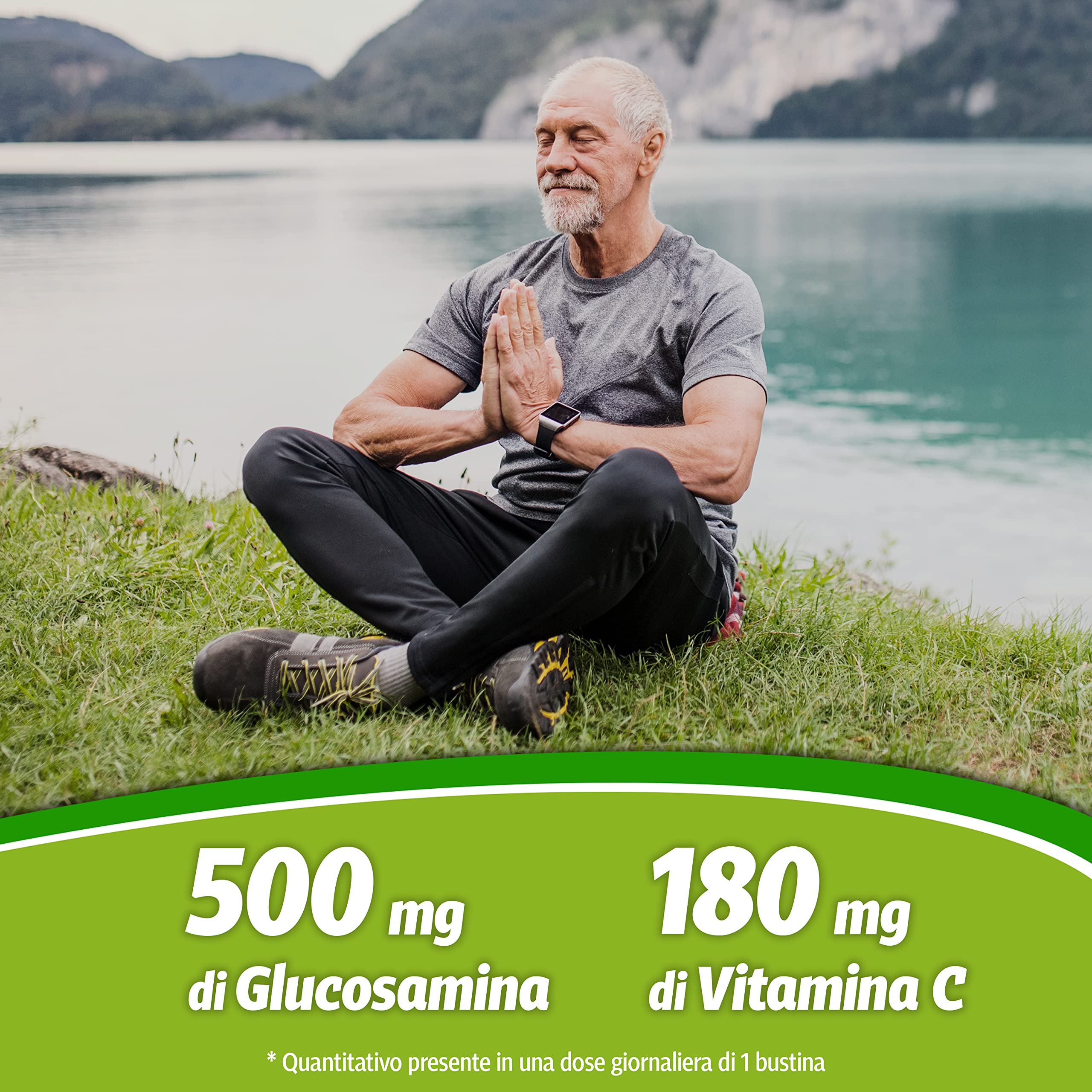 WHY NATURE ARTEF PLUS - Integratore Alimentare Ossa e Cartilagine - Con Vitamina C, Vitamina D3, Vitamina E, Acido Ialuronico - Gusto Arancia - Senza Glutine - 24 Bustine