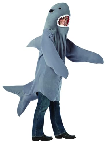 Rasta Imposta Shark Adult Costume One-Size (Standard) Gray