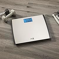 Vista 5 de EatSmart Products: báscula digital amplia para el baño con capacidad para 550 lbs.