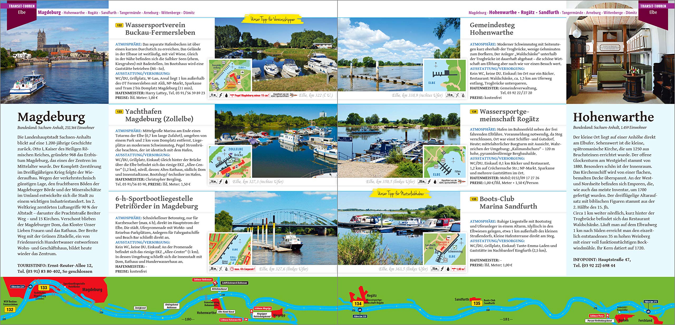Hafenführer für Hausboote Berlin & Brandenburg: Spree, Dahme, Untere Havel mit Potsdam - Die schönsten Häfen und Liegeplätze für Hausboot, Motoryacht und Segler