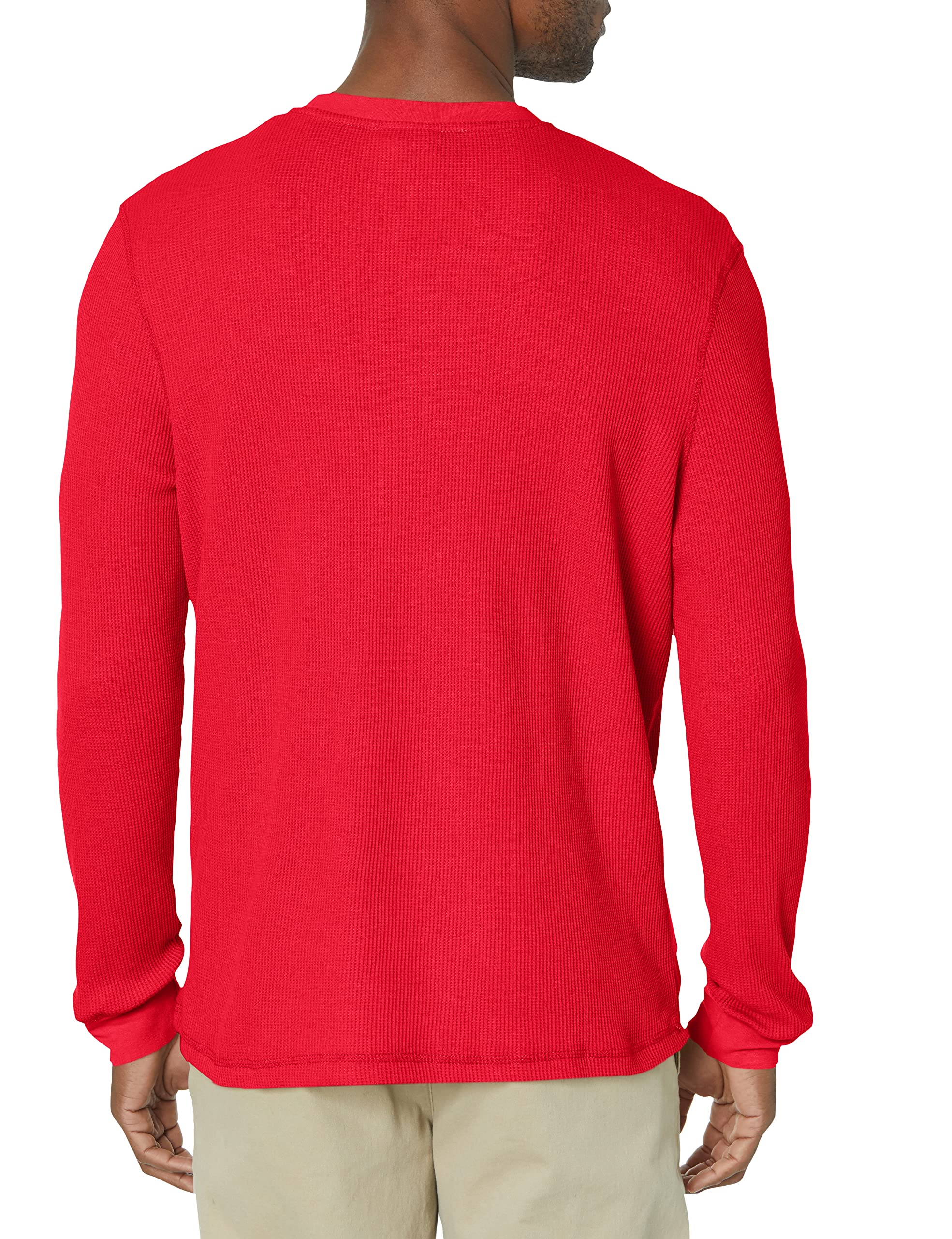 LRG Men's Thermal Long Sleeve Shirt, Red, 3X