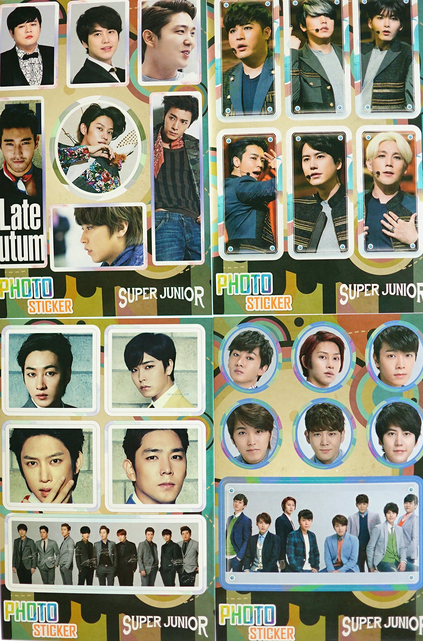 Amazon.co.jp: SUPER JUNIOR スーパージュニア 【ステッカーセット 87