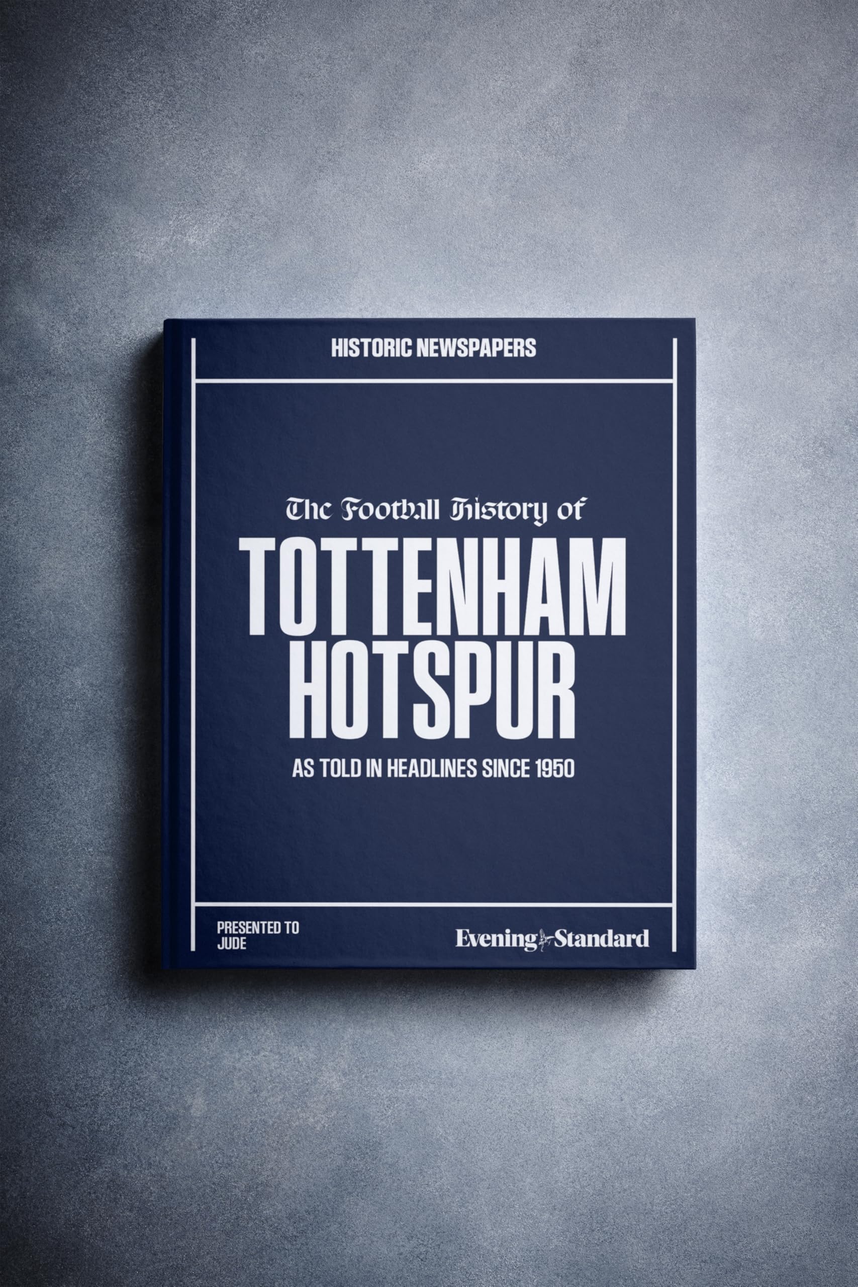 Historic Newspapers Personalised Spurs Football Newspaper History Book — image 1