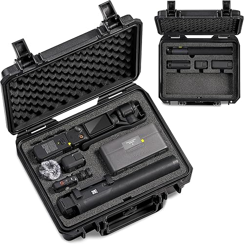 Estuche rígido impermeable de viaje para DJI Osmo Pocket 3 Accesorios, Creator ComboPower Expansion ComboVlog Combo, Compatible con estuche de carga