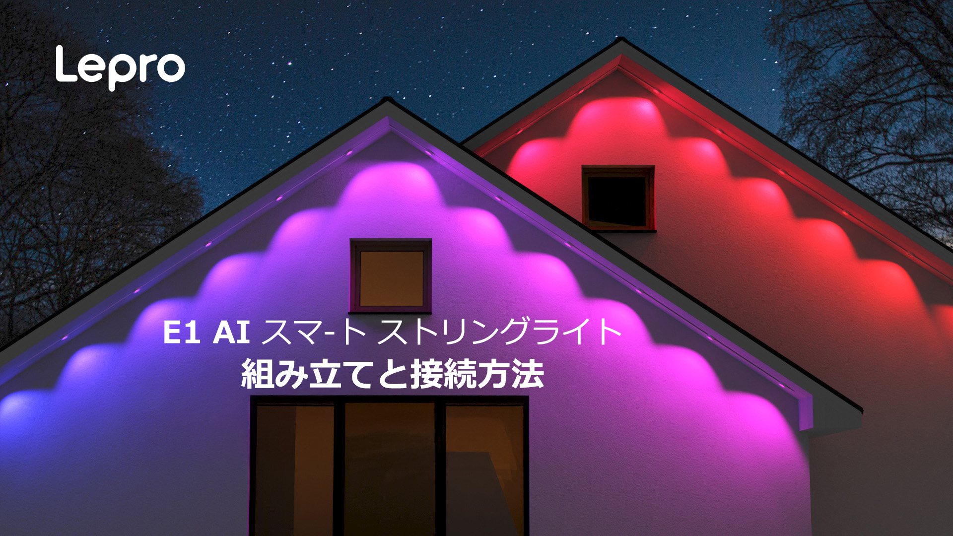 Amazon.co.jp: Lepro E1 AI ledストリングライト 60灯 30.6m AI照明