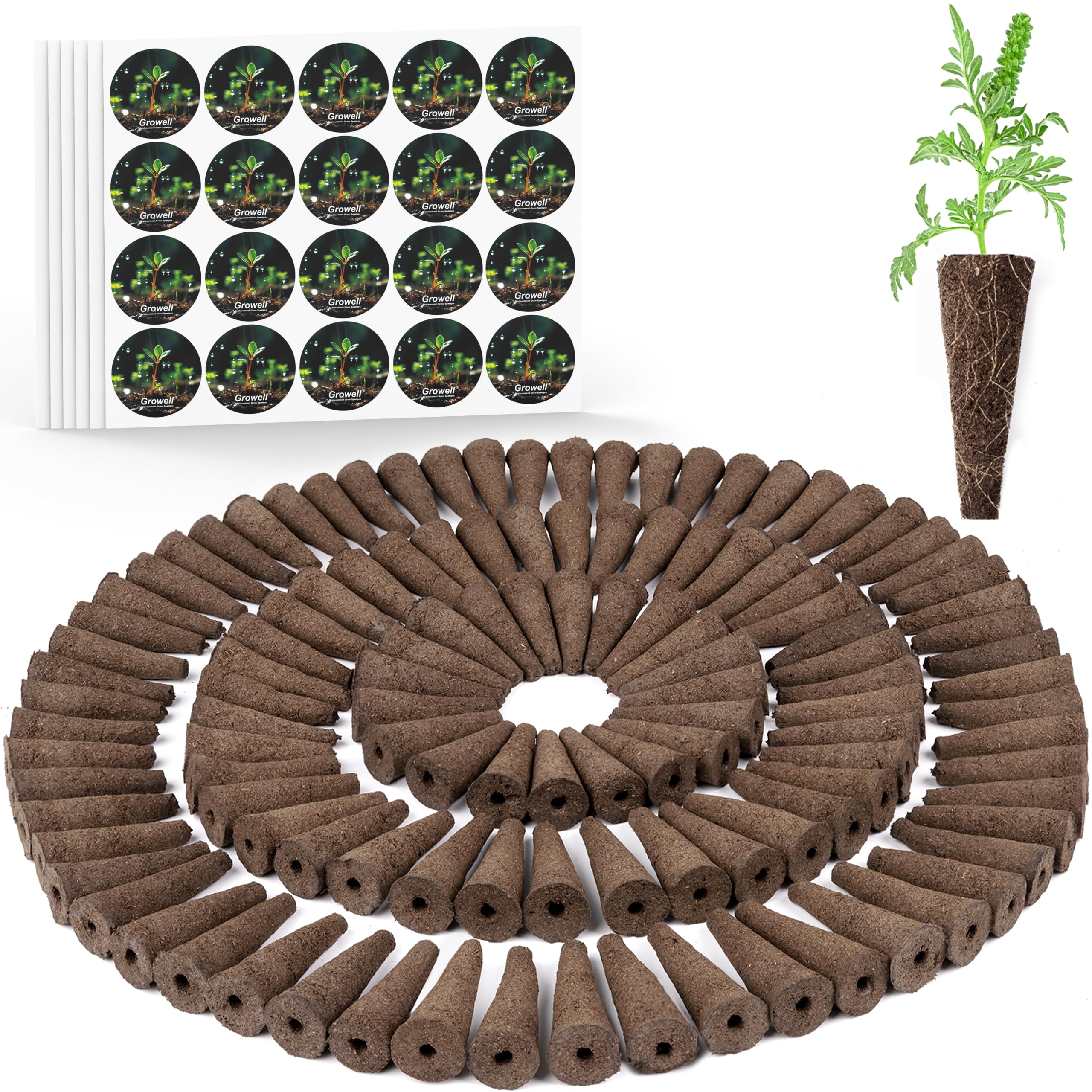 Growell 240 Pcs Hydroponic Pods Kit