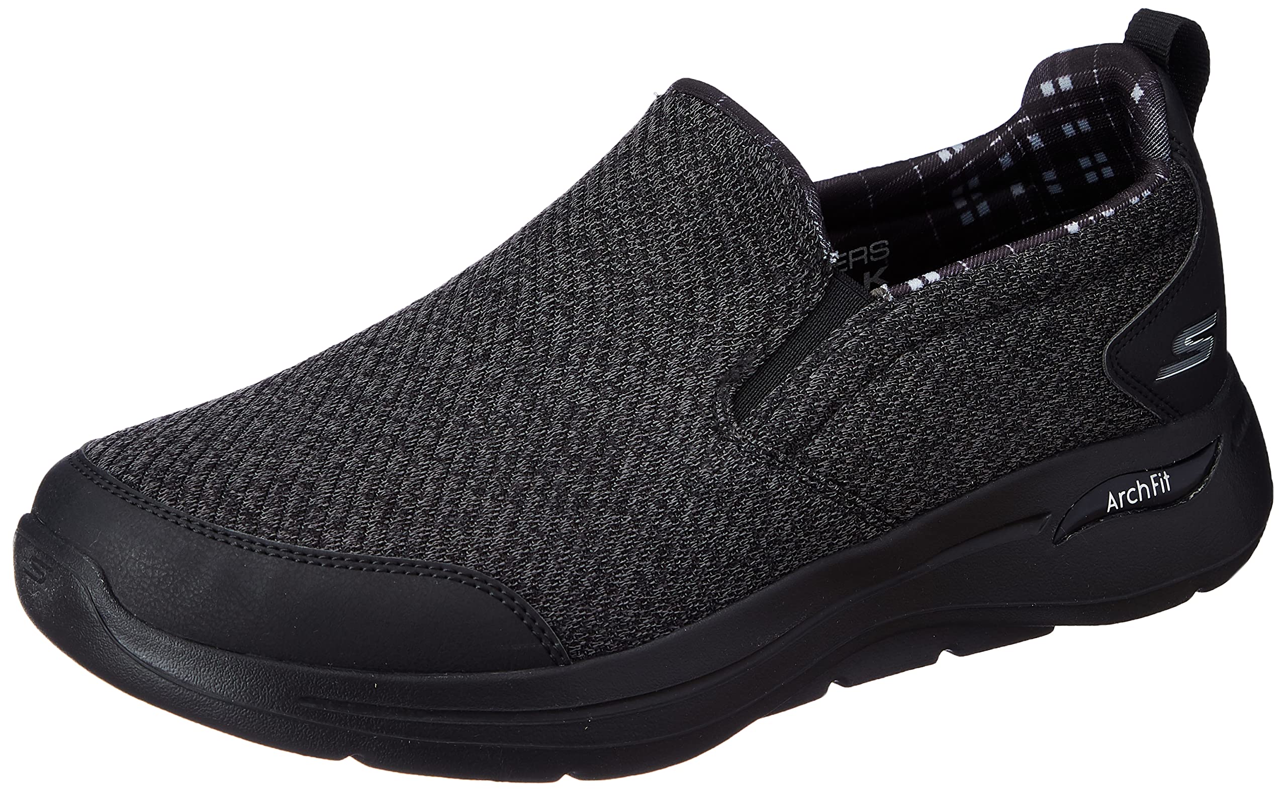 Skechers Mens Go Walk Arch Fit-Rambler Black Walking Shoes -6 UK (7 Us) (216185) (B0BM65YTYB) Amazon Price History, Amazon Price Tracker