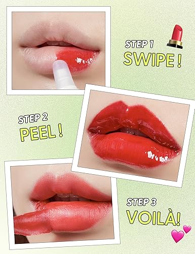 Miniatura 5 de Berrisom Lip My Tint Pack - Marcador de manchas de labios de larga duración, lápiz labial impermeable (04, rosa ladrillo, 0.50 onzas líquidas)