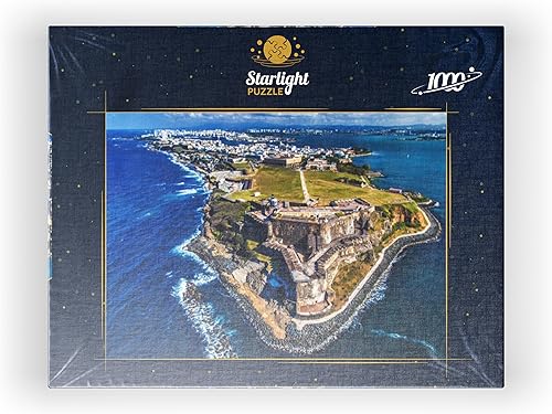Miniatura 8 de Vista aérea del Castillo San Felipe Del Morro en el Viejo San Juan, Puerto Rico, rompecabezas premium de 1000 piezas para adultos
