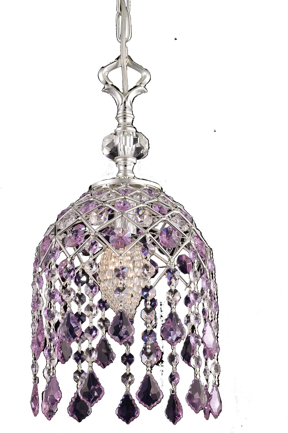 Dale Tiffany GH80257 Highgate Mini Pendant Light, Silver Finish